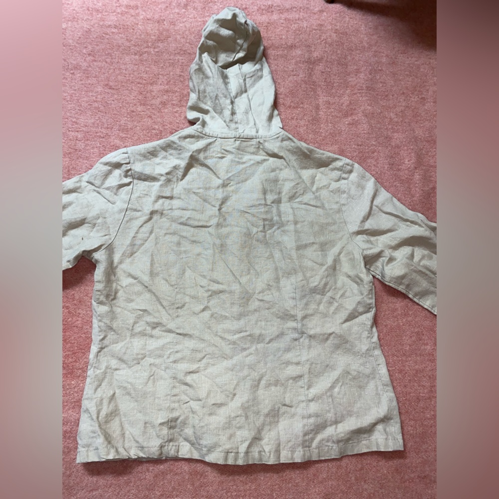 🇺🇸 Hooded Linen Jacket - Picture 2 of 15